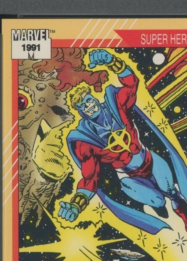 1991 Marvel Universe Quasar #49 Non-Sports Card