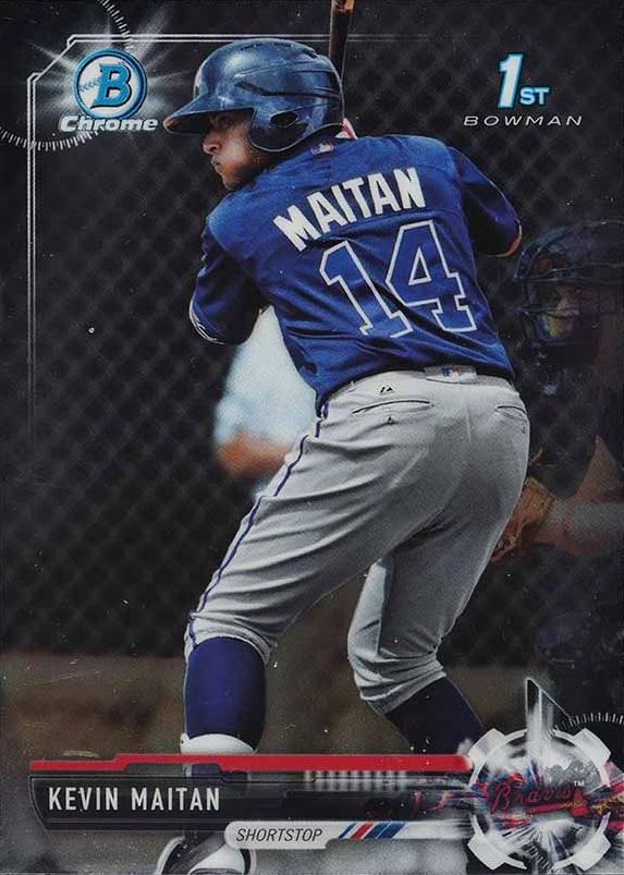2017 Bowman Prospects Kevin Maitan #BCP100 Baseball Card