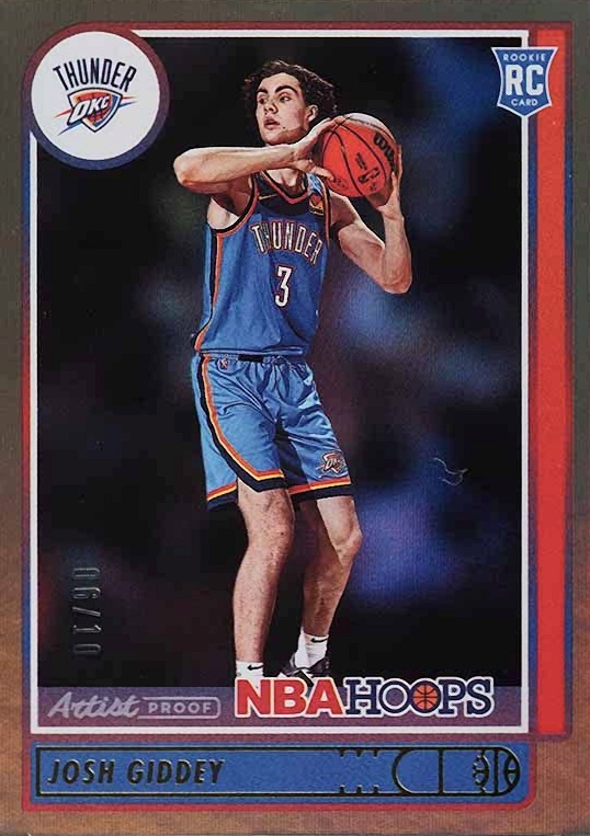 2021 Panini NBA Hoops Josh Giddey #202 Basketball Card