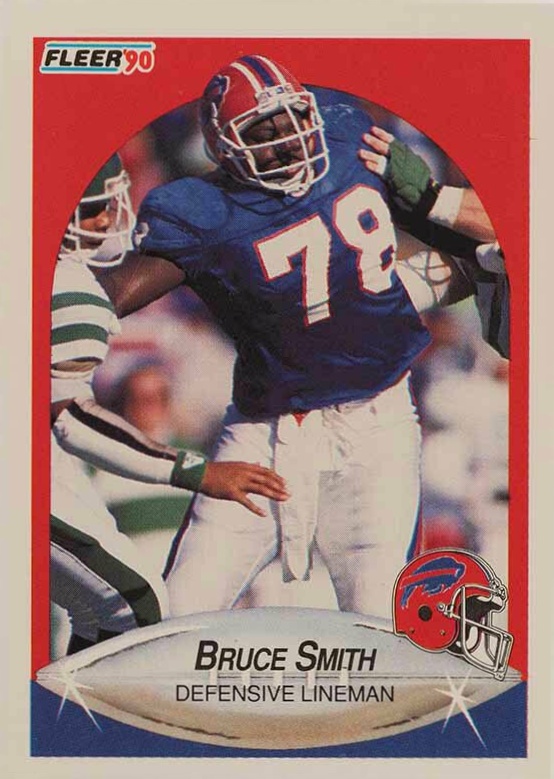 1990 Fleer Bruce Smith #121 Football Card