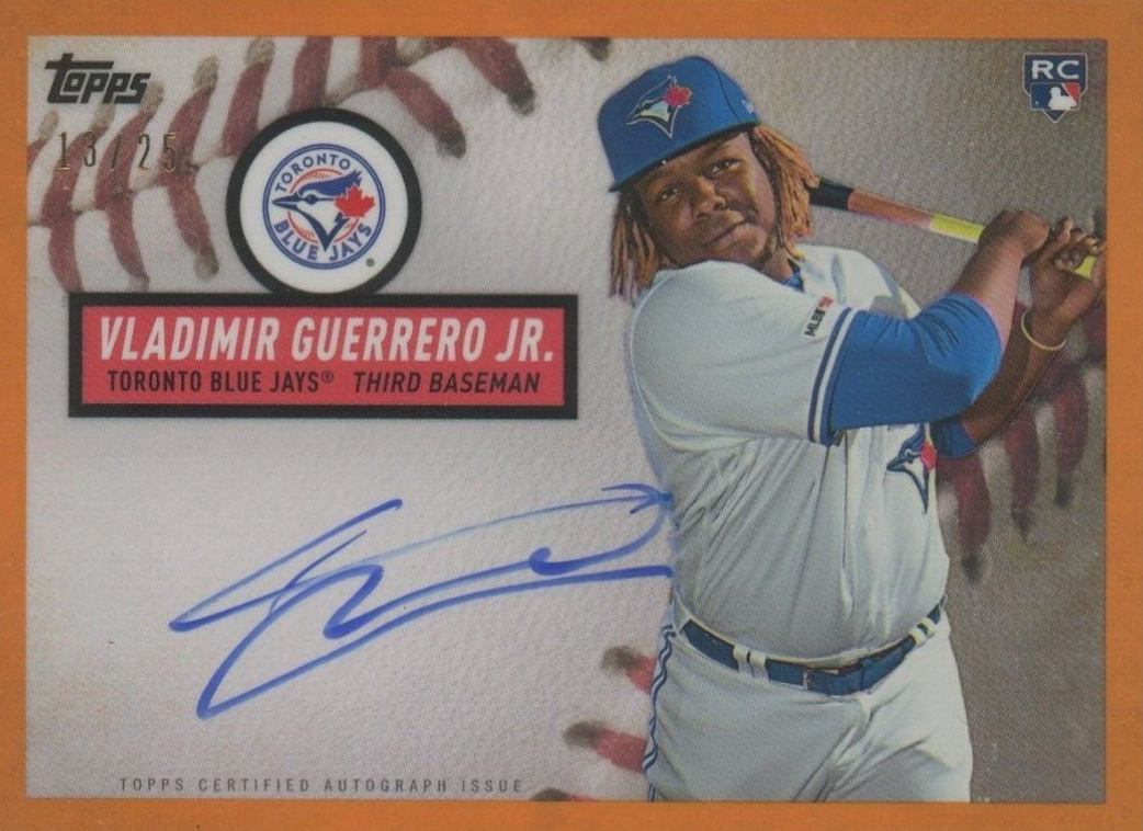 2019 Topps Brooklyn Collection Autographs Vladimir Guerrero Jr. #VGJ Baseball Card