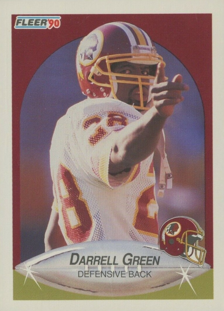 1990 Fleer Darrell Green #156 Football Card