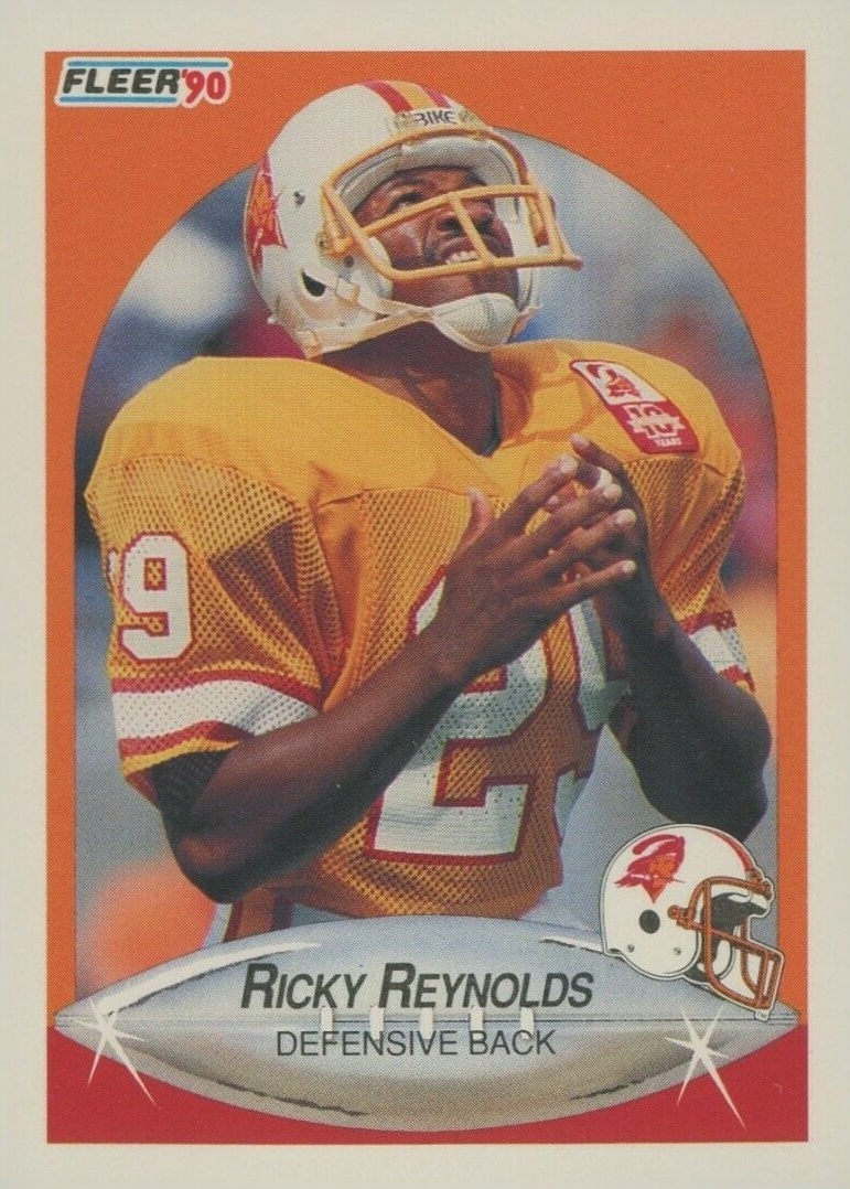 1990 Fleer Ricky Reynolds #353 Football Card