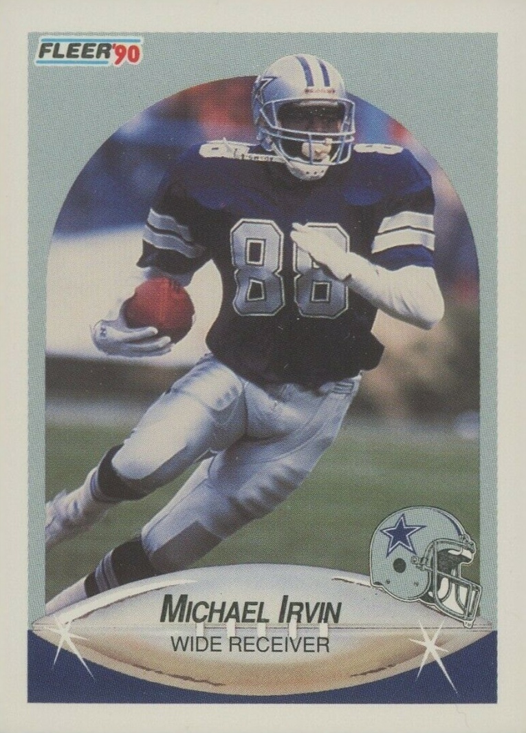 1990 Fleer Michael Irvin #389 Football Card
