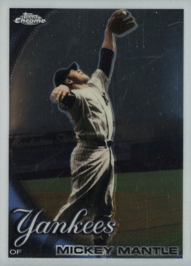 2010 Topps Chrome Mickey Mantle #7 Baseball Card
