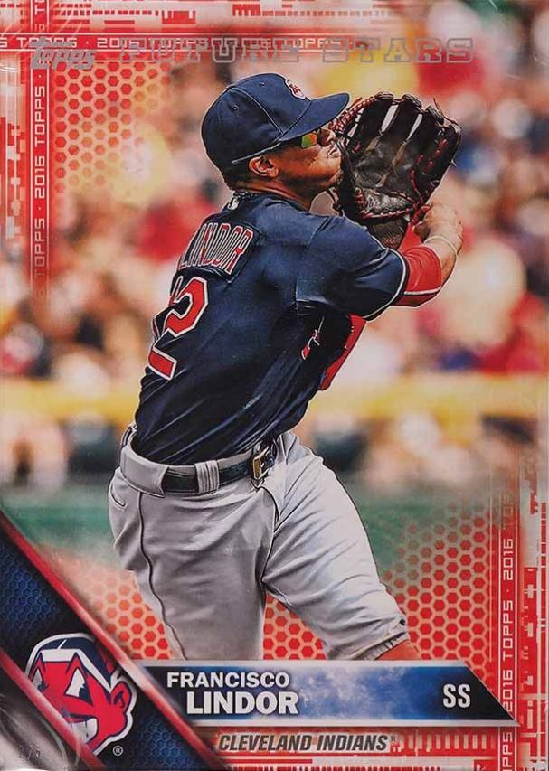 2016 Topps Francisco Lindor #439 Baseball Card