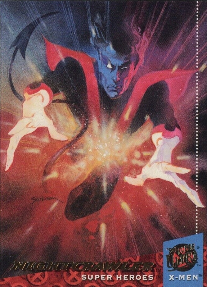 1994 Ultra X-Men Nightcrawler #17 Non-Sports Card