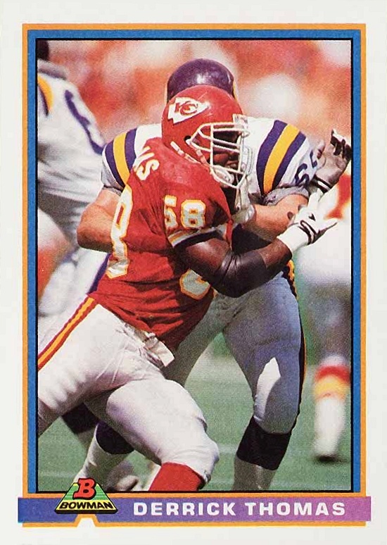 1991 Bowman Football Derrick Thomas #221 Football Card