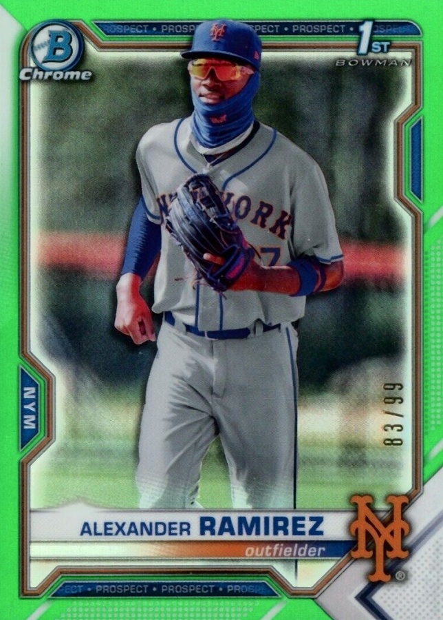 2021 Bowman Chrome Prospects Alexander Ramirez #BCP208 Baseball Card