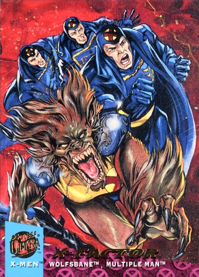 1994 Ultra X-Men Wolfsbane/Multiple Man #120 Non-Sports Card