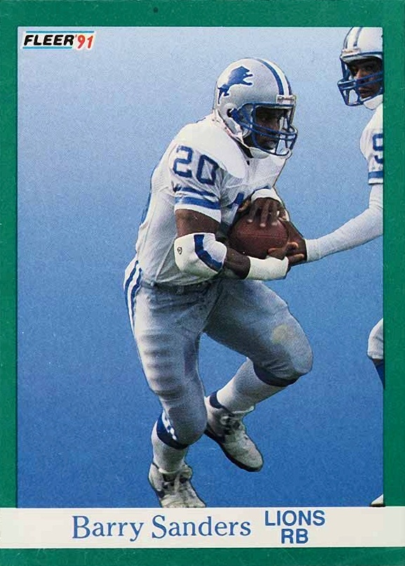 1991 Fleer Barry Sanders #247 Football Card