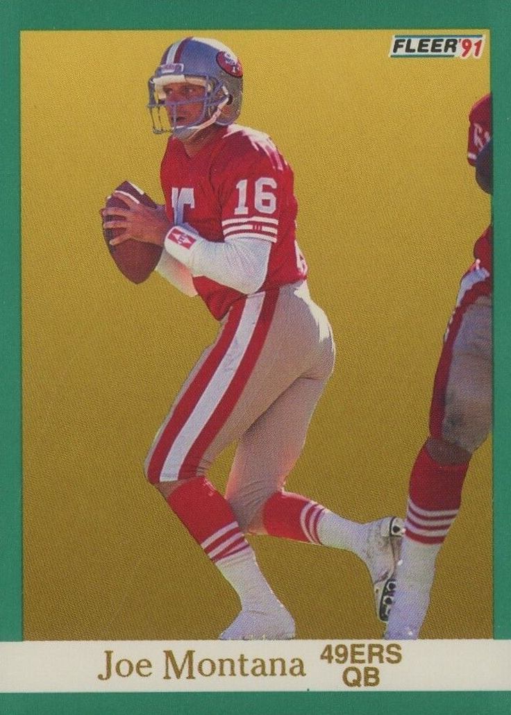 1991 Fleer Joe Montana #360 Football Card