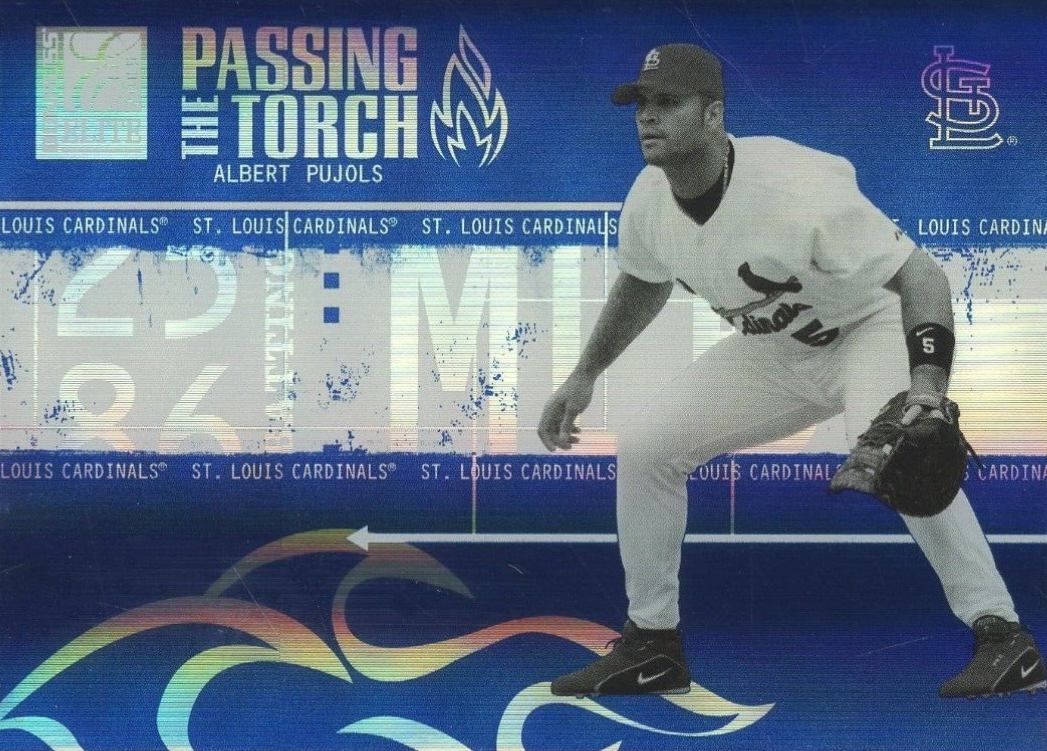 2005 Donruss Elite Passing the Torch Albert Pujols #PT-2 Baseball Card
