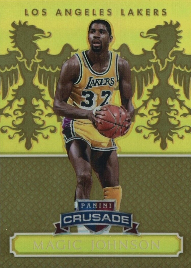2014 Panini Excalibur Crusade Magic Johnson #148 Basketball Card