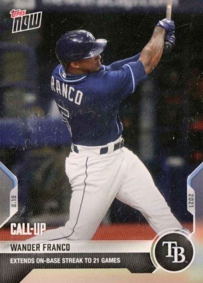 2021 Topps Now Wander Franco #680 Baseball Card