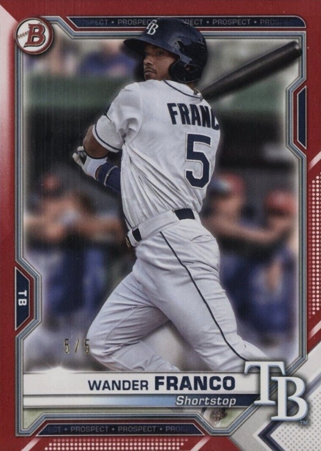 2021 Bowman Paper Prospects Wander Franco #BP57 Baseball Card