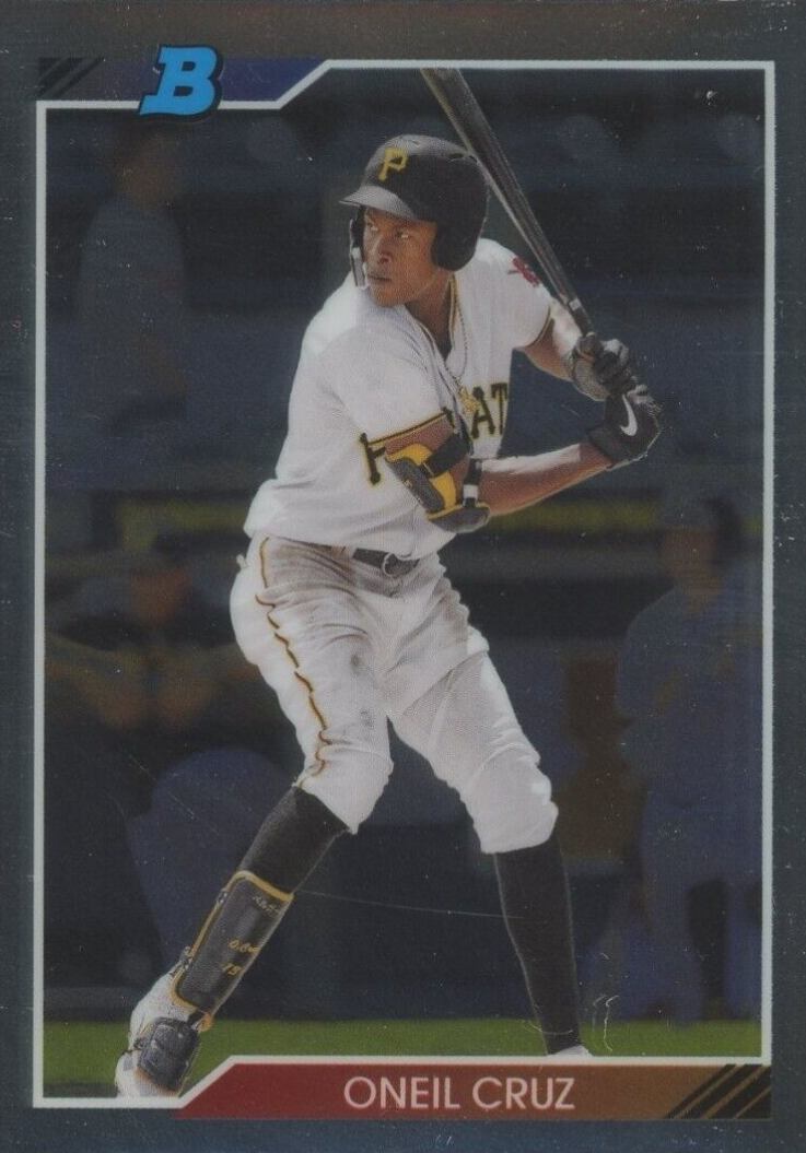 2020 Bowman Heritage Chrome Prospects Oneil Cruz #OC Baseball Card