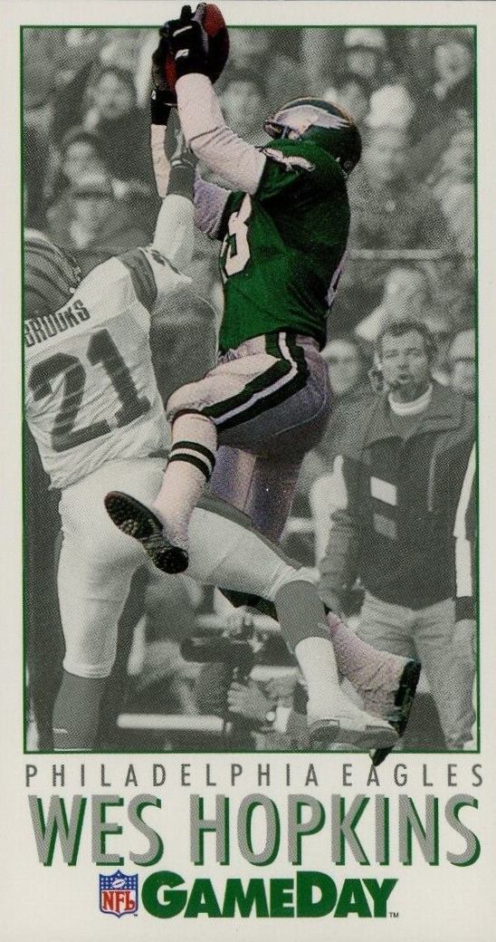 1992 Fleer GameDay Wes Hopkins #176 Football Card