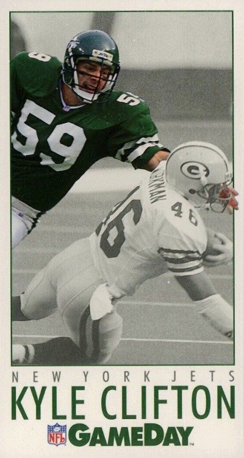 1992 Fleer GameDay Kyle Clifton #477 Football Card