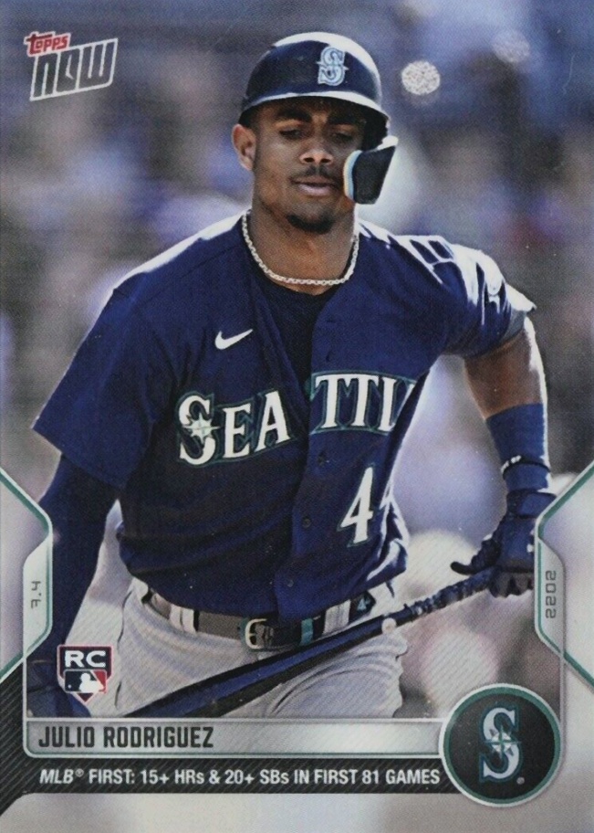2022 Topps Now Julio Rodriguez #469 Baseball Card