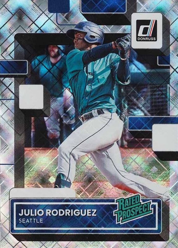 2022 Panini Donruss Rated Prospect Julio Rodriguez #RP1 Baseball Card