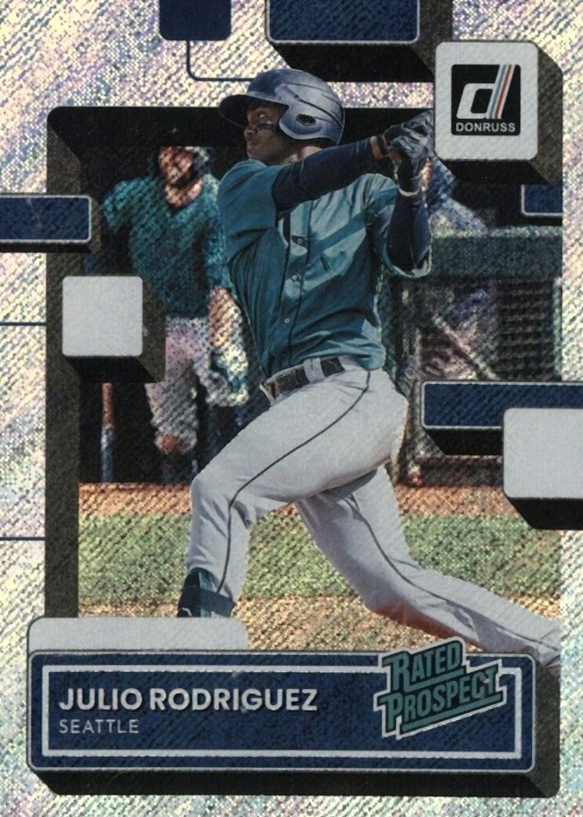 2022 Panini Donruss Rated Prospect Julio Rodriguez #RP1 Baseball Card