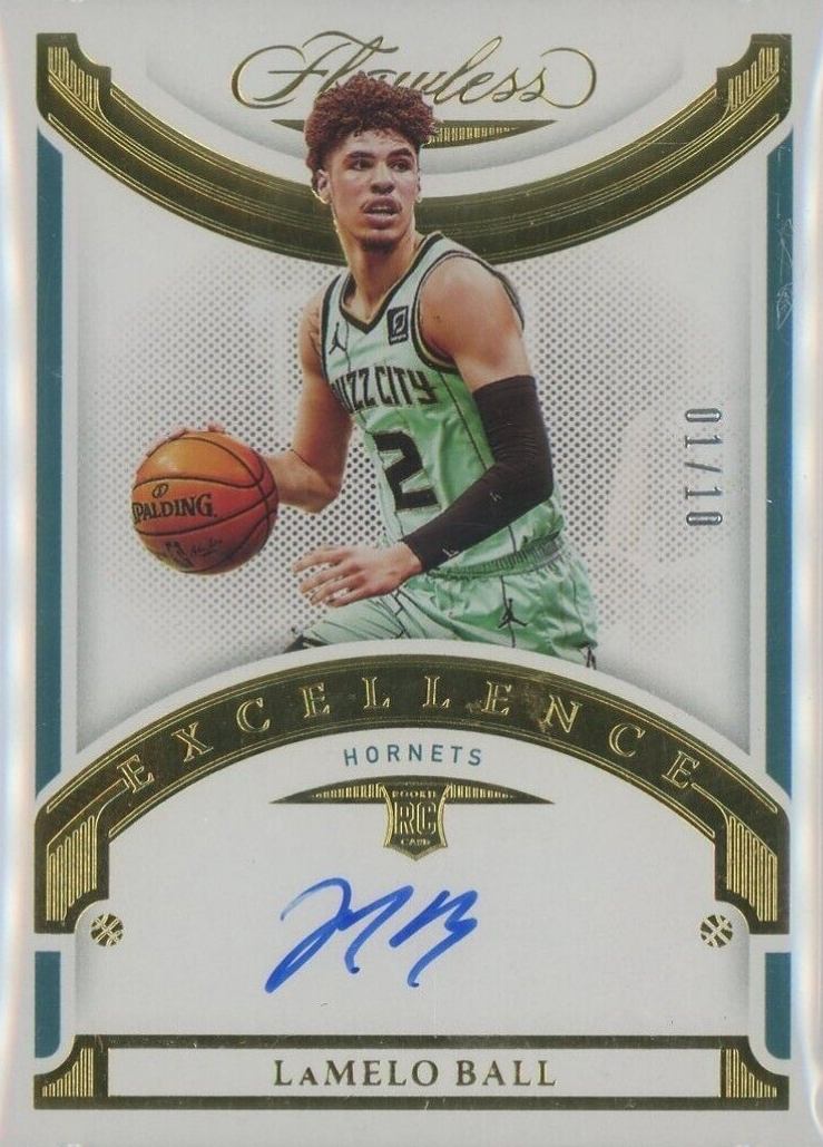 2020 Panini Flawless Excellence Signatures LaMelo Ball #EXSLAM Basketball Card