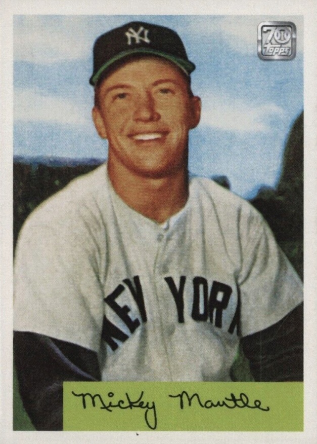 2021 Topps X Mickey Mantle Collection Mickey Mantle #8 Baseball Card