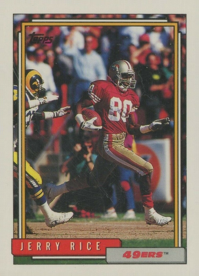 1992 Topps Jerry Rice #665 Football Card