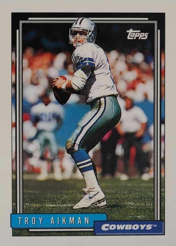 1992 Topps Troy Aikman #744 Football Card