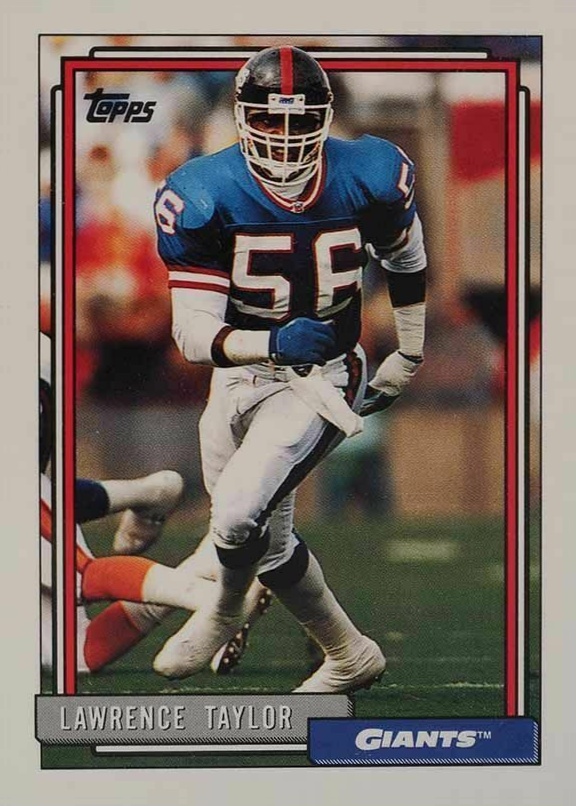 1992 Topps Lawrence Taylor #756 Football Card