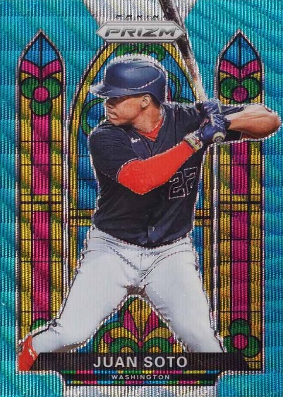 2021 Panini Prizm Stained Glass Juan Soto #SG-3 Baseball Card
