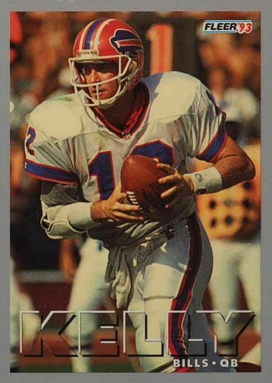 1993 Fleer Jim Kelly #436 Football Card
