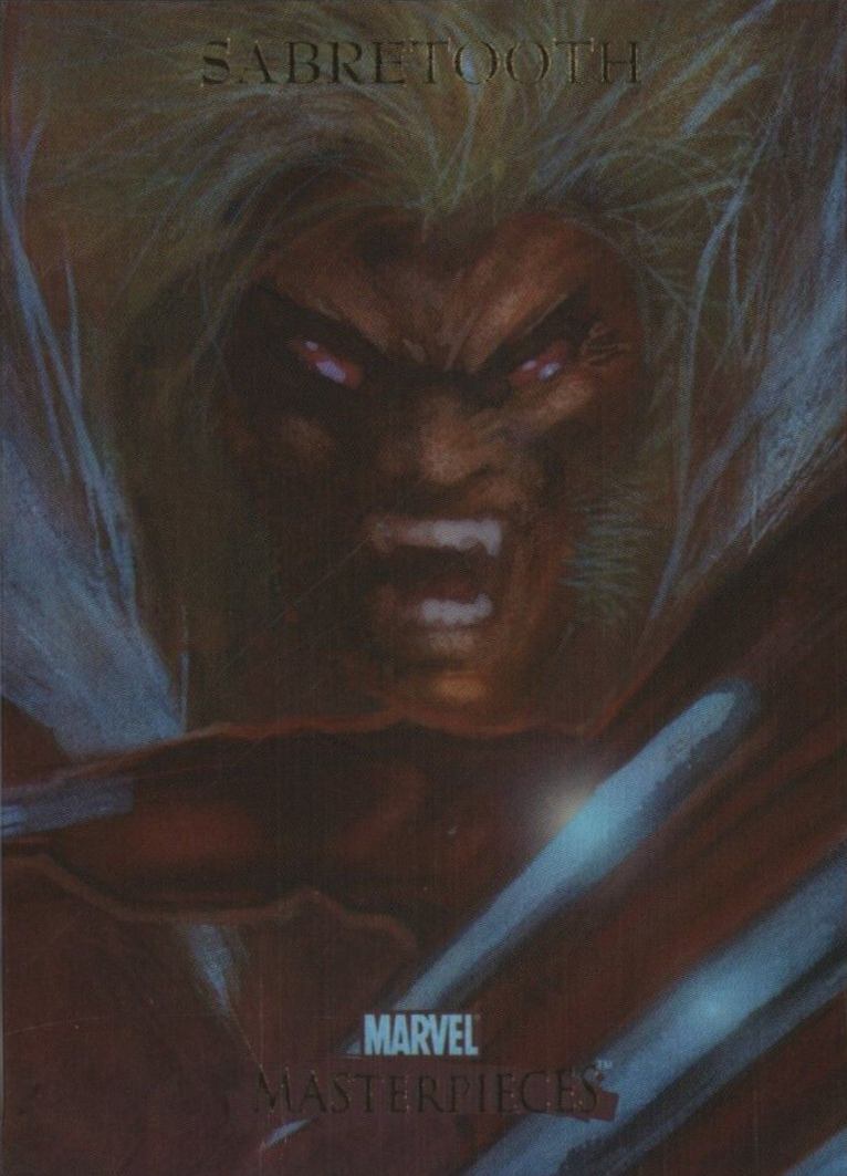 2007 Marvel Masterpieces Sabretooth #70 Non-Sports Card