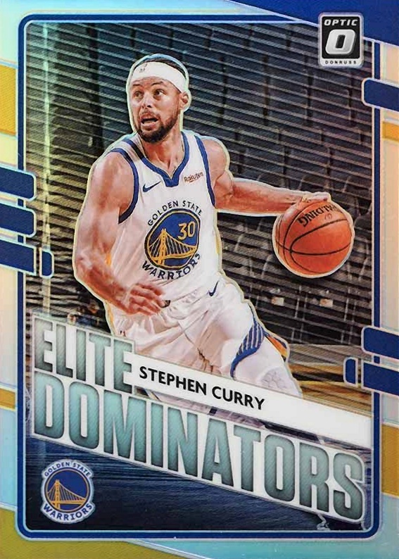 2020 Panini Donruss Optic Elite Dominators Stephen Curry #13 Basketball Card