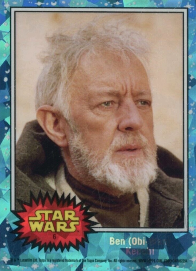 2022 Topps Chrome Sapphire Edition Star Wars Ben (Obi-Wan) Kenobi #6 Non-Sports Card