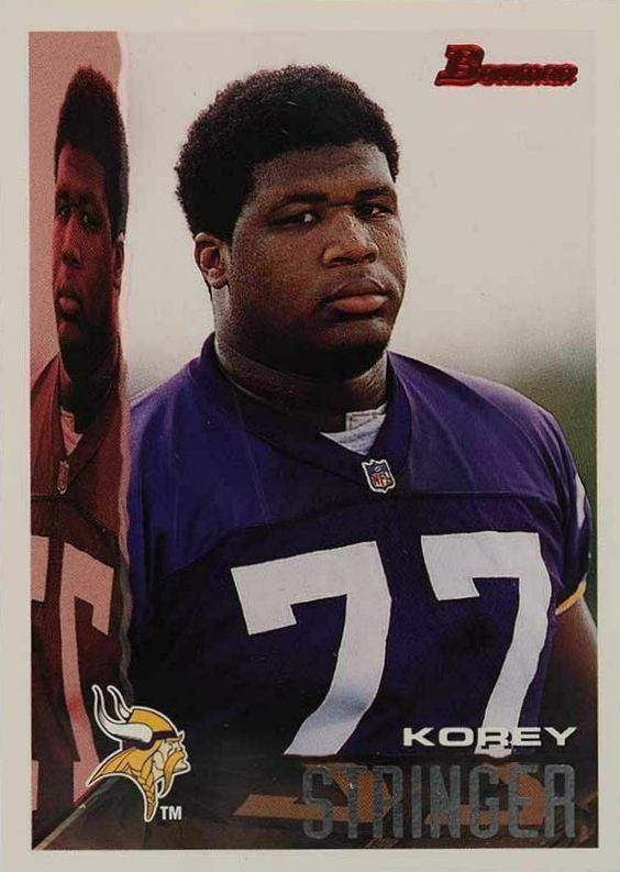 1995 Bowman Korey Stringer #24 Football Card