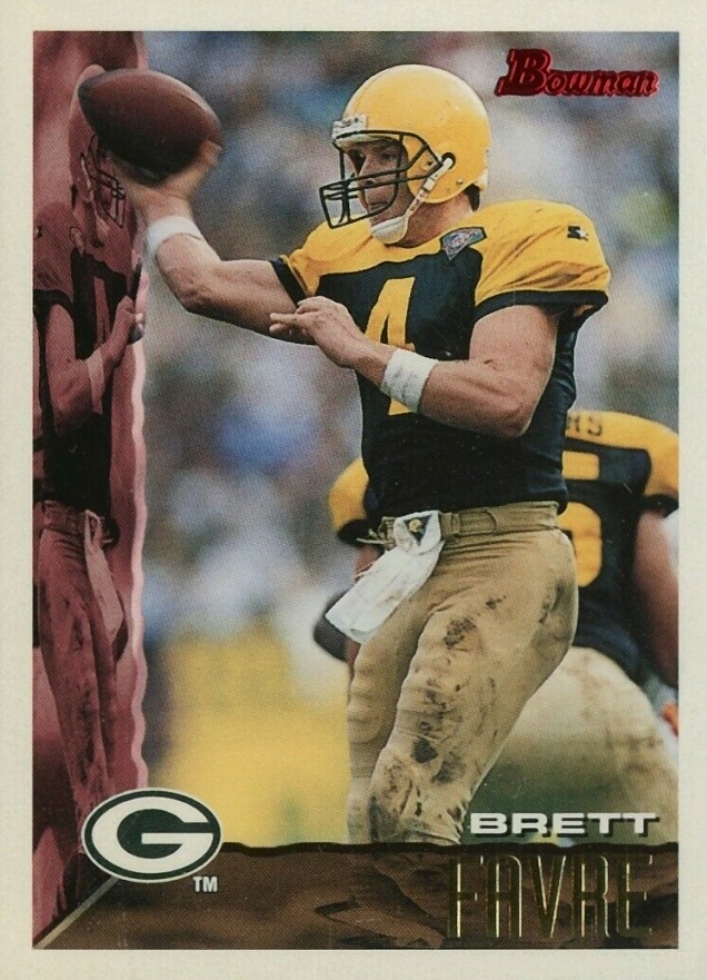 1995 Bowman Brett Favre #110 Football Card