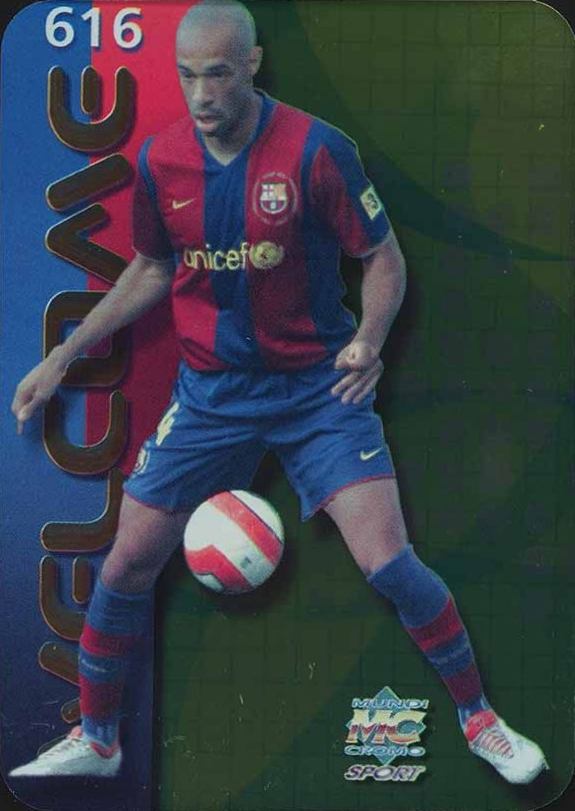 2007 Mundi Cromo Las Fichas de La Liga Thierry Henry #616 Soccer Card