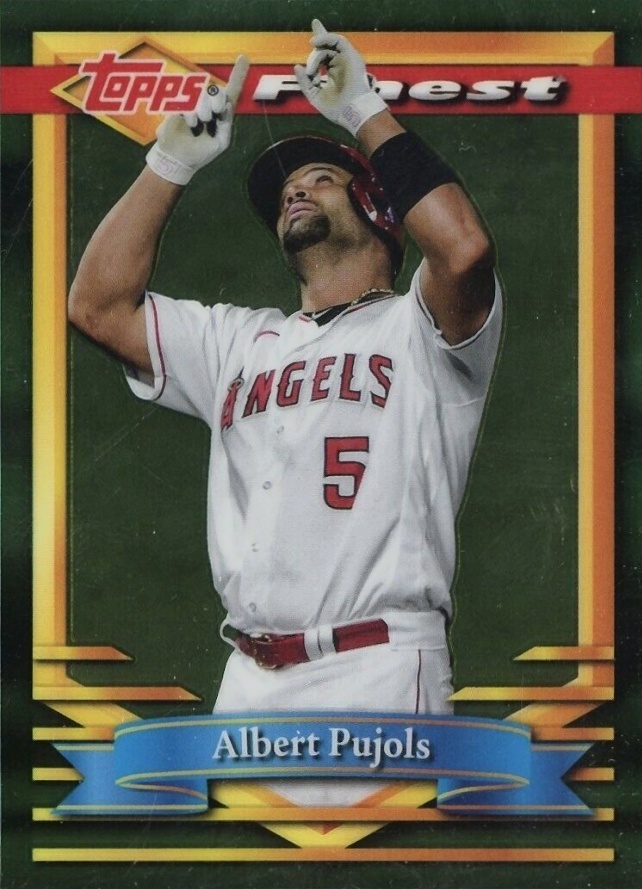 2021 Topps Finest Flashbacks Albert Pujols #99 Baseball Card