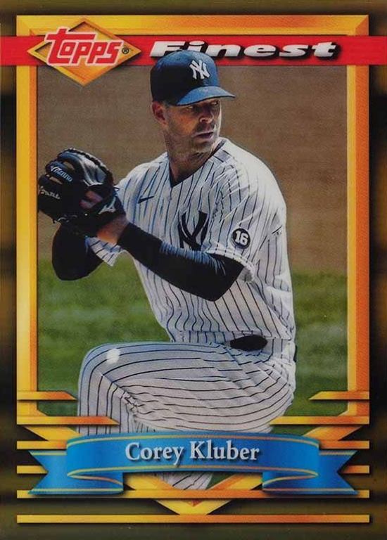 2021 Topps Finest Flashbacks Corey Kluber #118 Baseball Card