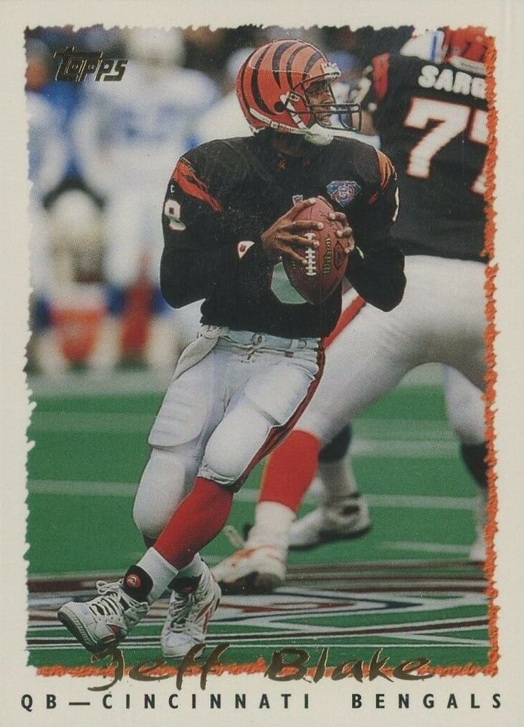 1995 Topps Jeff Blake #265 Football Card