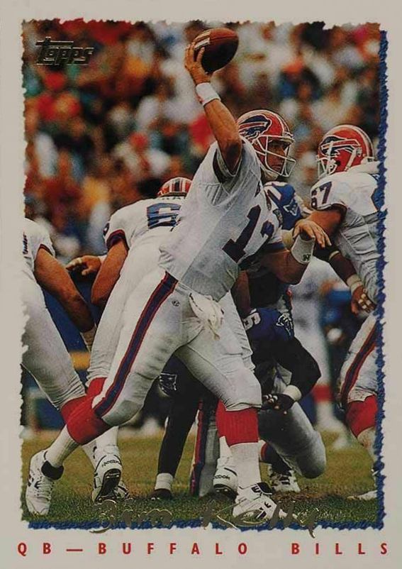 1995 Topps Jim Kelly #317 Football Card