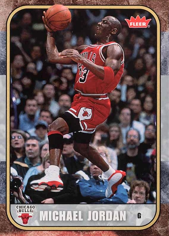 2007 Fleer Jordan Box Set Michael Jordan #93 Basketball Card