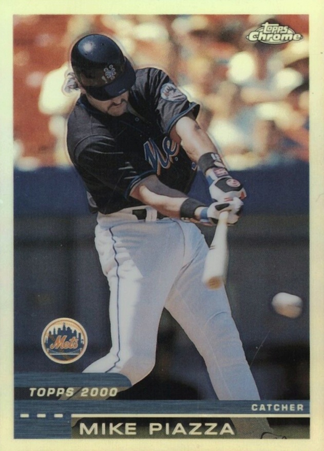 2000 Topps Chrome  Mike Piazza #300 Baseball Card