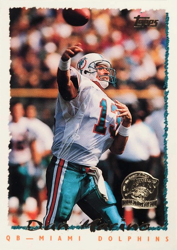 1995 Topps Dan Marino #350 Football Card
