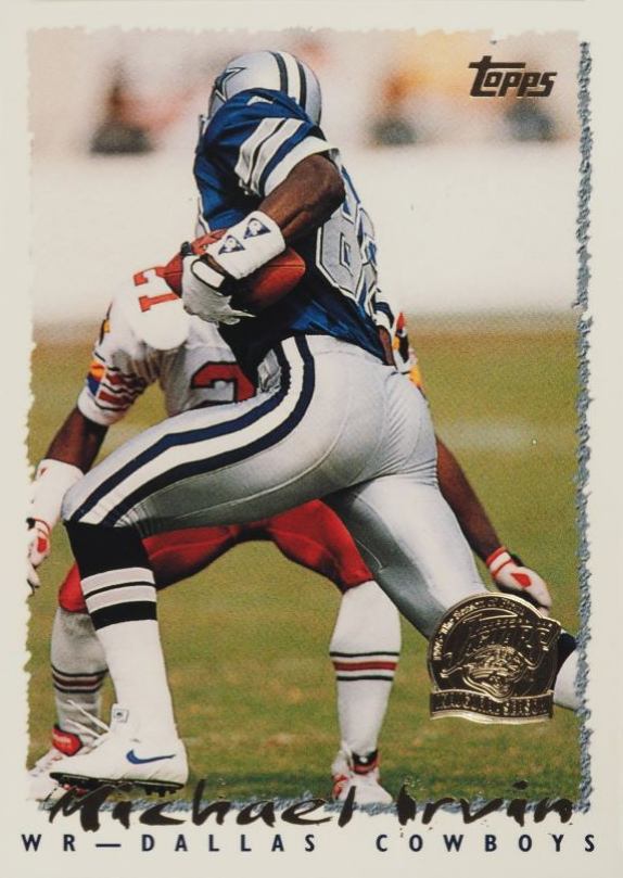 1995 Topps Michael Irvin #375 Football Card