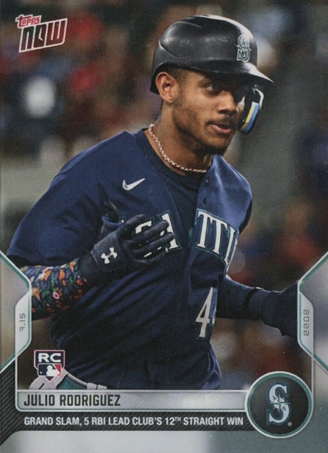 2022 Topps Now Julio Rodriguez #535 Baseball Card