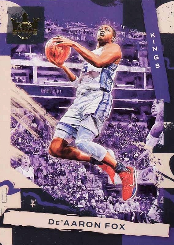 2021 Panini Court Kings DE'Aaron Fox #51 Basketball Card