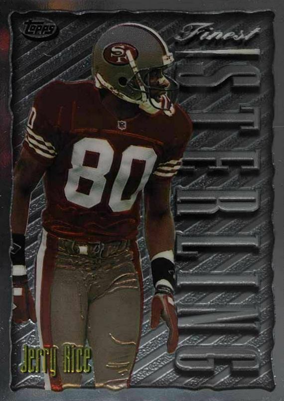 1996 Finest Jerry Rice #50 Football Card